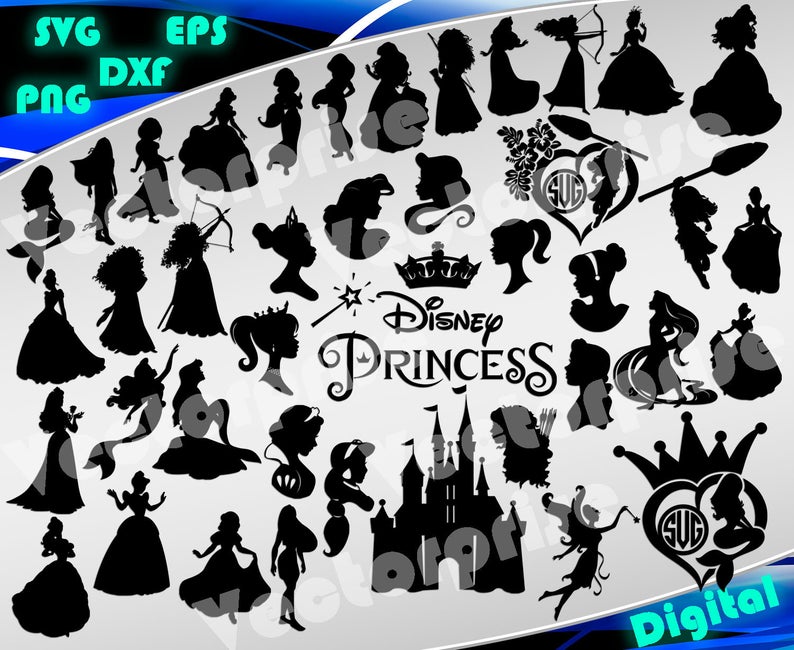 794x650 Disney Princess Disney Princess Clipart Disney Princess Etsy