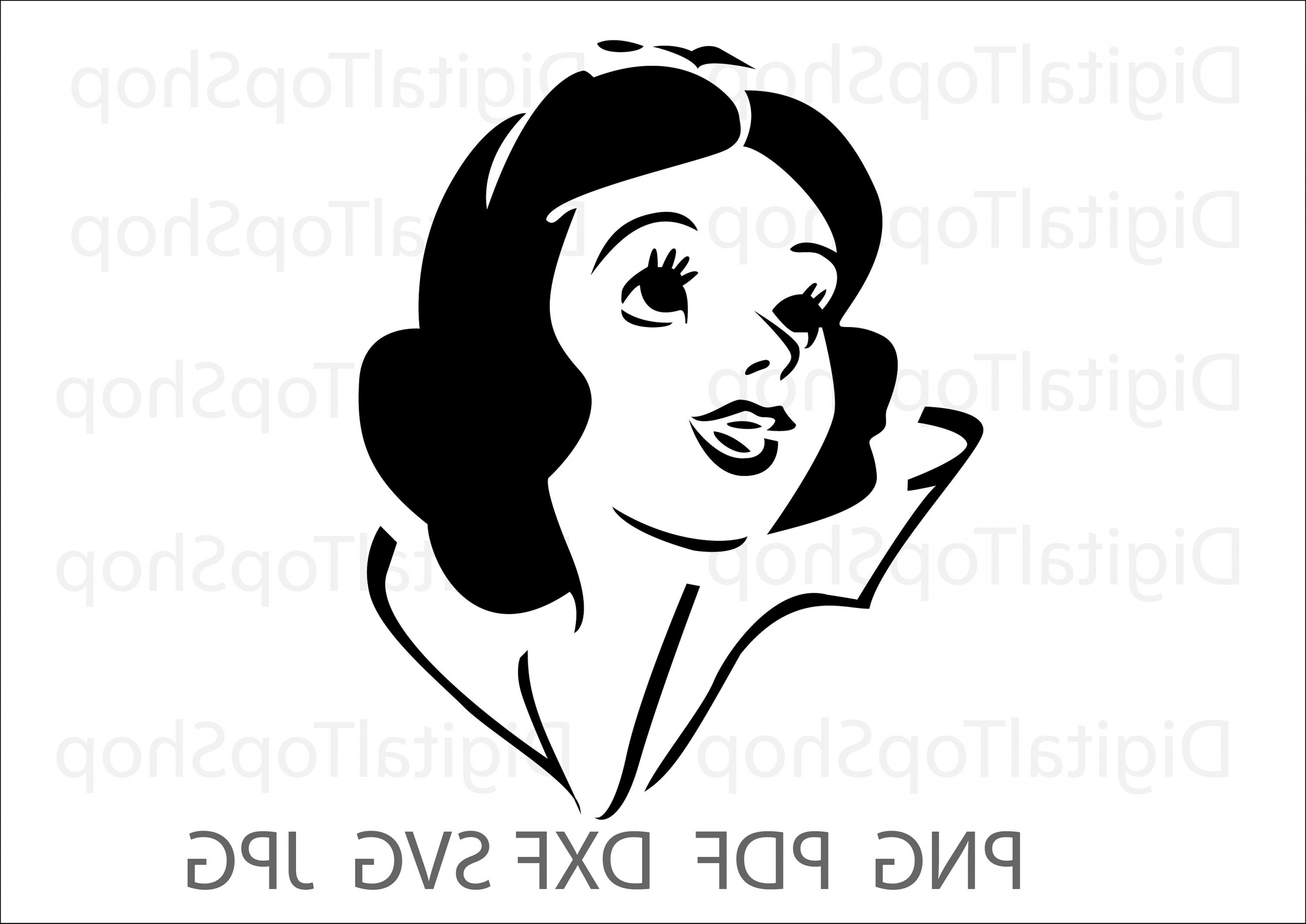 Disney Princess Silhouette Vector at Vectorified.com | Collection of ...