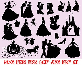 340x270 Princess Vector Etsy