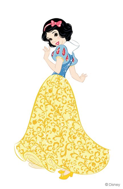 432x662 Snow White Princess Vector Art