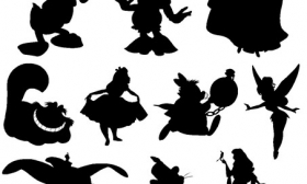 Black And White Disney Silowets Pocahontas Silhouette 280x168 Black And White Disney Silowets Pocahontas Silhouette