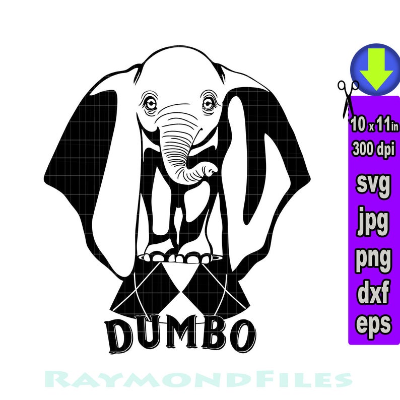 794x794 Dumbo Disney Disney For Cricut Silhouette T Etsy