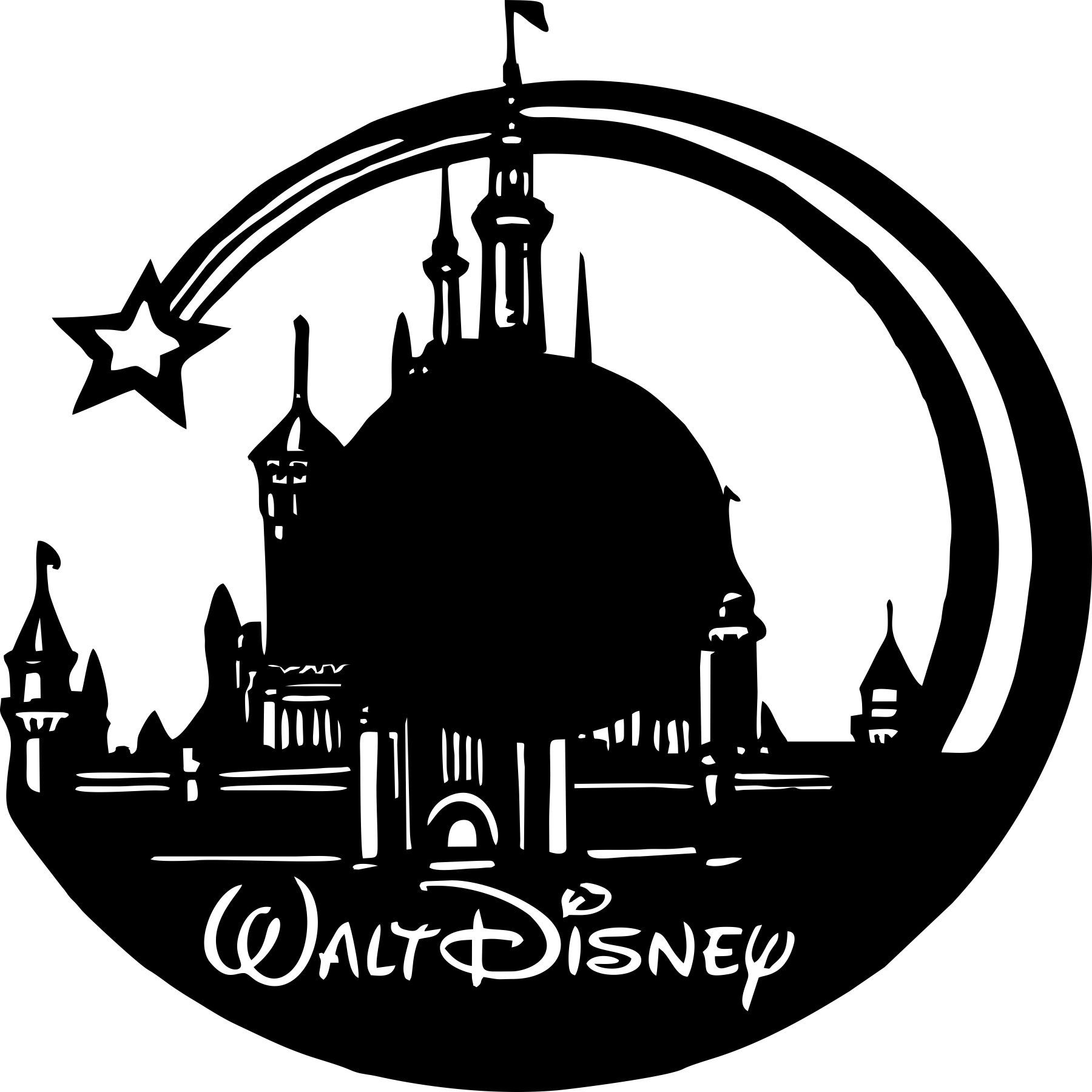 1800x1800 Walt Disney Vinyl Wall Clock Free Vector Coreldraw