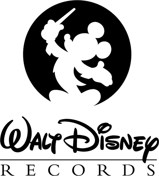 542x600 Walt Disney Records Free Vector In Encapsulated Postscript