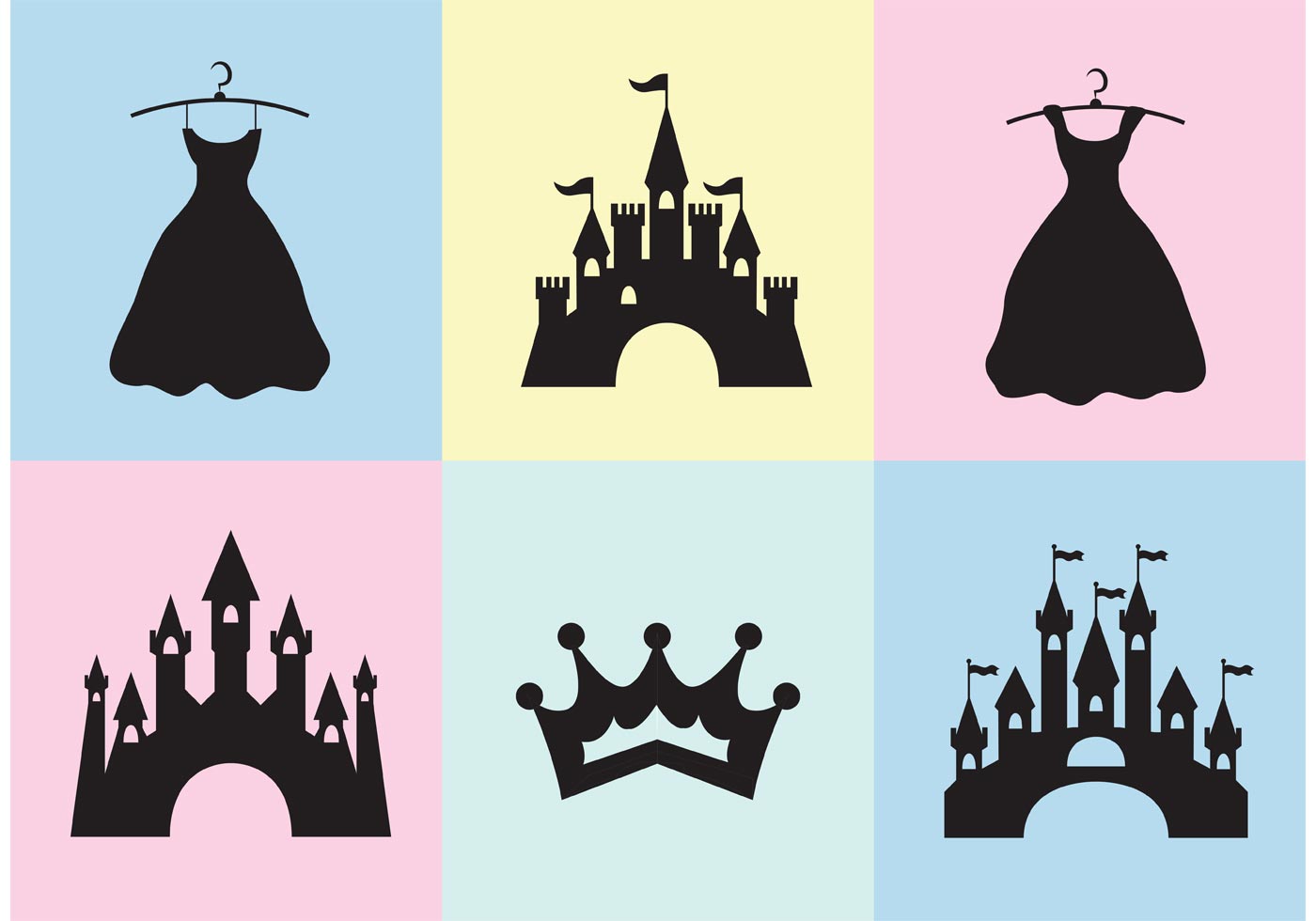 Disney Castle Free Vector Art 1400x980 Disney Castle Free Vector Art