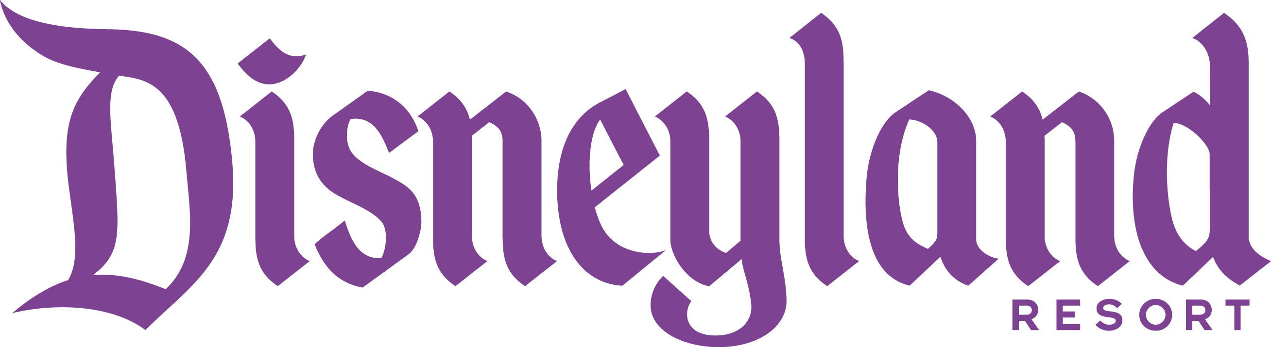 2616x715 Disneyland Resort Logo Vector Icon Template Clipart Free Download