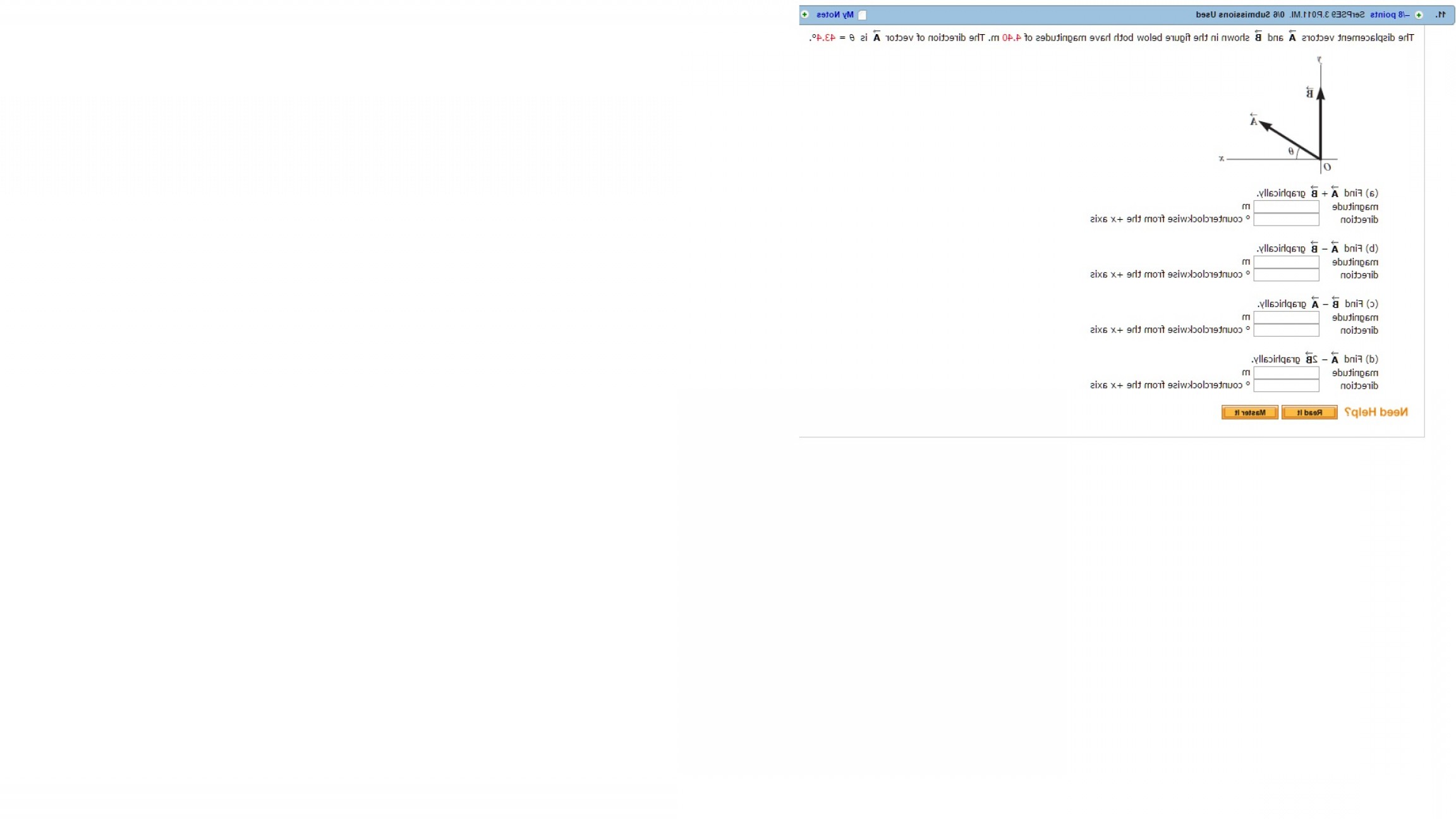2304x1296 Displacement Vectors Vector B Vector Shown Figure Magnitudes M