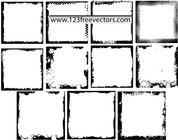 600x471 Grunge Photo Frames Vector Download Free Vector Art Free Vectors
