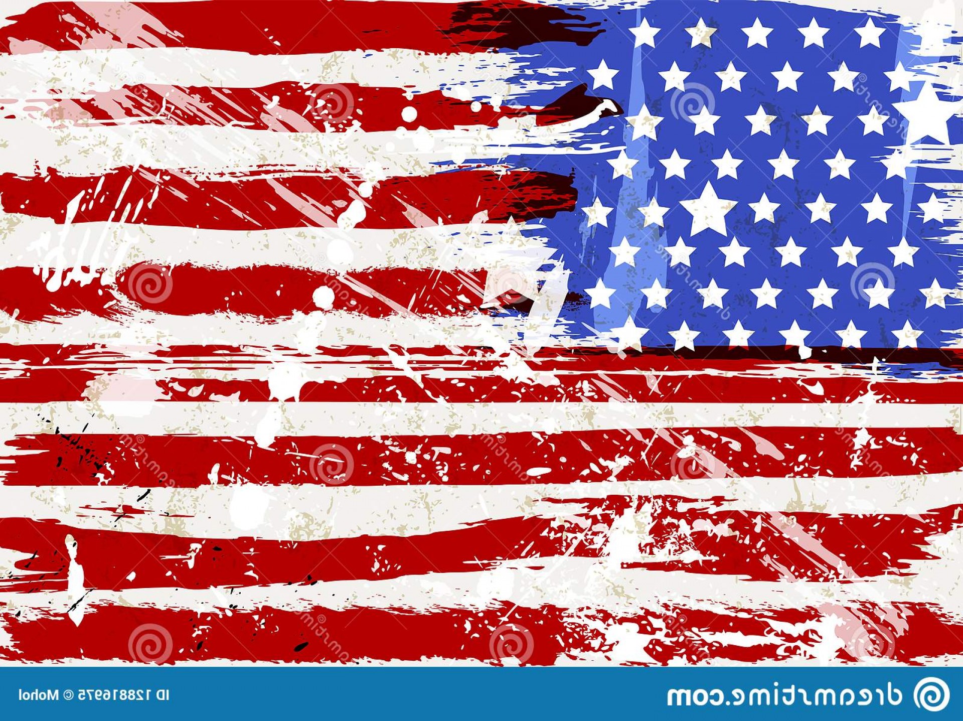1920x1437 Grunge Usa Flag Distressed Stars Stripes Vector Illustration