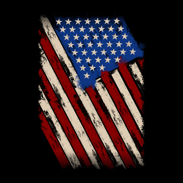 Distressed American Flag Vector Free at Vectorified.com | Collection of ...