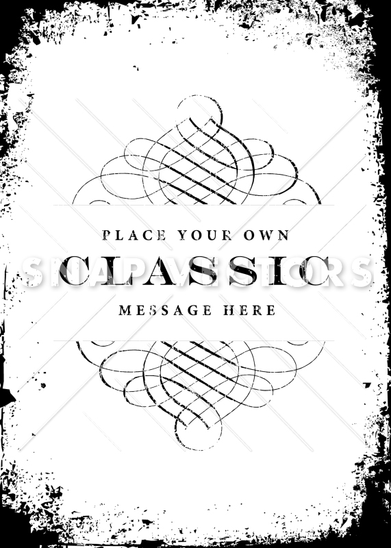 Vector Distressed Border And Ornament Template 571x800 Vector Distressed Border And Ornament Template
