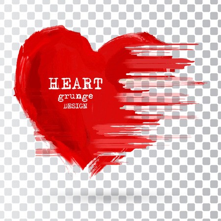 Distressed Heart Vector