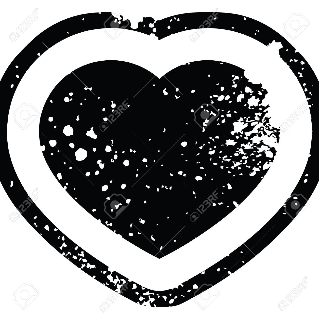Distressed Heart Vector at Vectorified.com | Collection of Distressed
