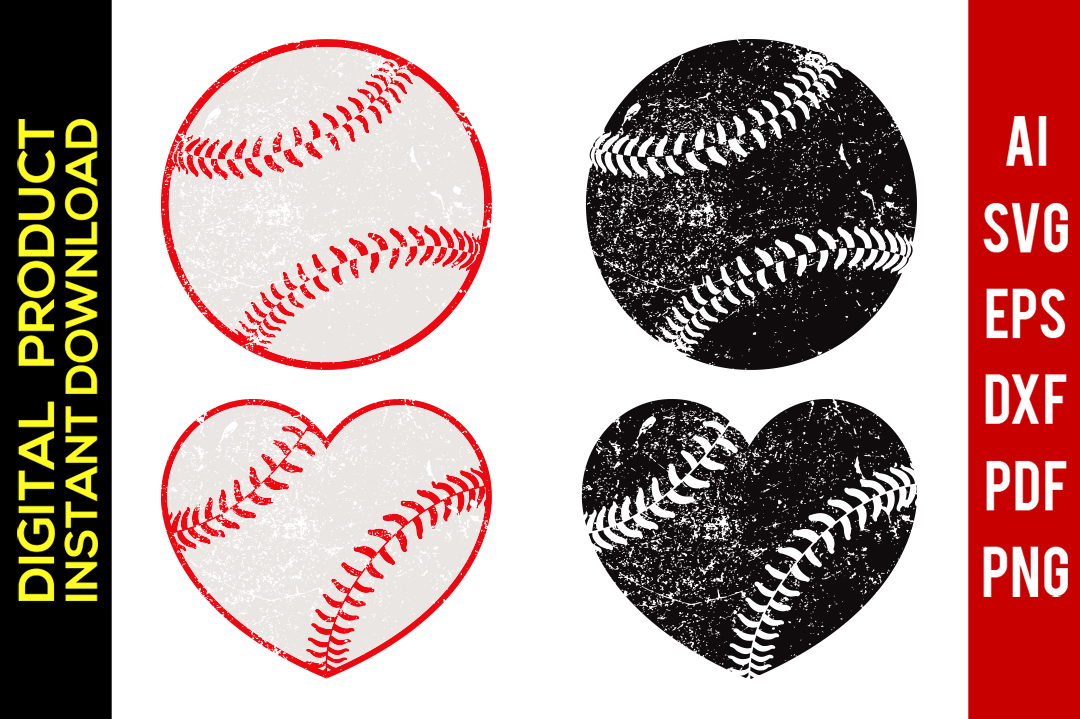 Free Free 256 Distressed Baseball Heart Svg Free SVG PNG EPS DXF File