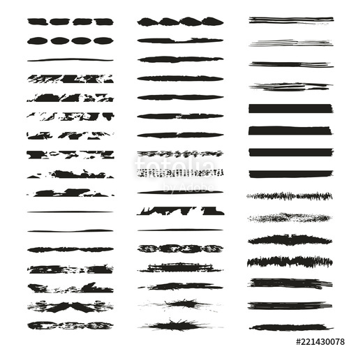 500x500 Grunge Texture Hand Drawn Lines And Dividers Borders Vector