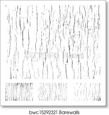 362x382 Vector Distressed Lines Overlay, Art Print Barewalls Posters