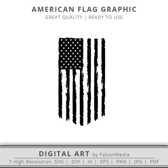570x570 Distressed American Flag