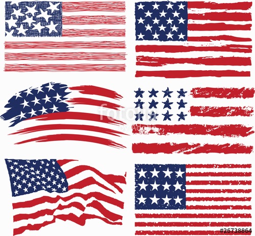 Distressed American Flag Vector Art 500x464 Distressed American Flag Vector Art
