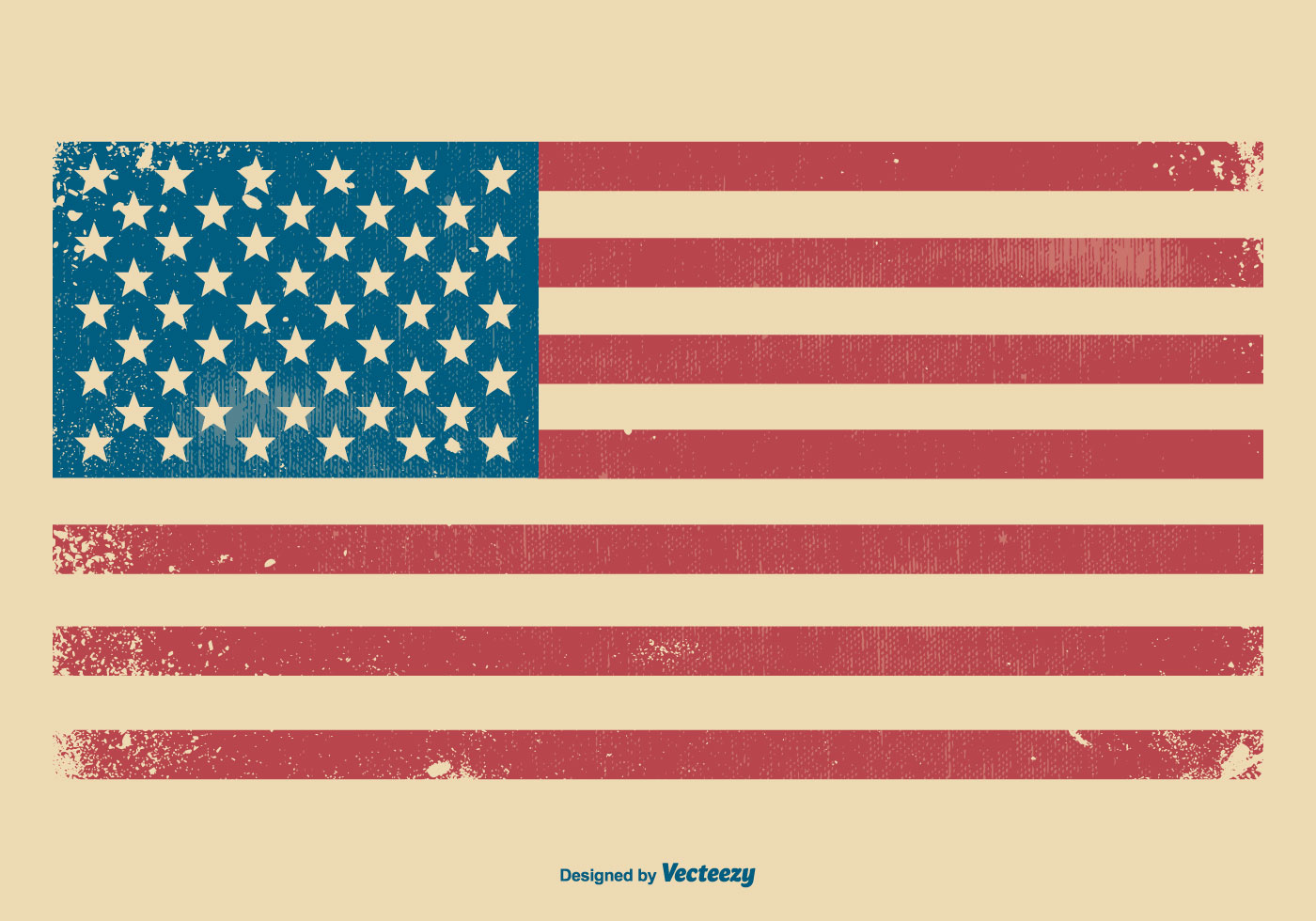 Usa Flag Grunge Free Vector Art 1400x980 Usa Flag Grunge Free Vector Art