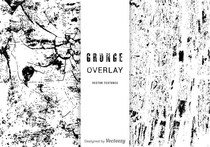 Free Vector Grunge Overlay Set 700x490 Free Vector Grunge Overlay Set