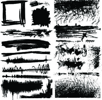 Vector Grunge Elements Free Vector Download 340x333 Vector Grunge Elements Free Vector Download