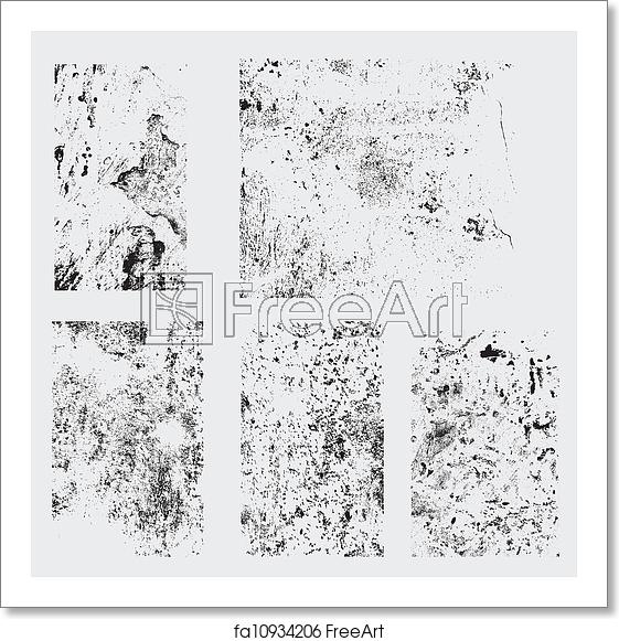 561x581 Free Art Print Of Grunge Vector Overlays Creative Abstract