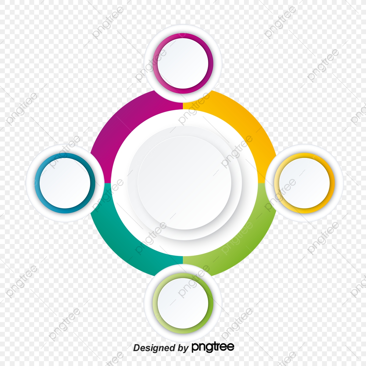 Vector Creative Design Circular Distribution Pareto, Round 1200x1200 Vector Creative Design Circular Distribution Pareto, Round