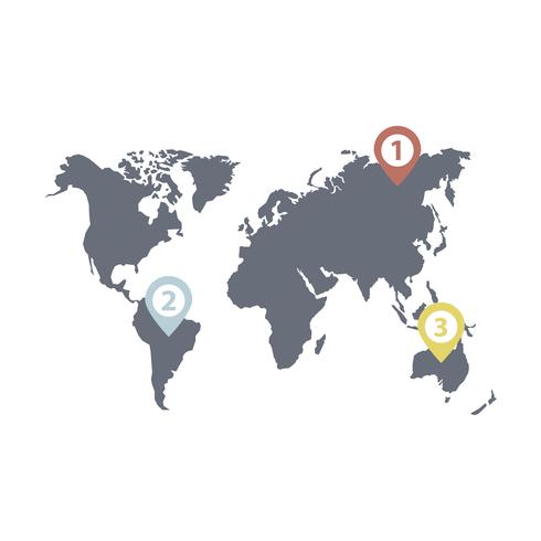 World Business Distribution Infographic Vector 490x490 World Business Distribution Infographic Vector