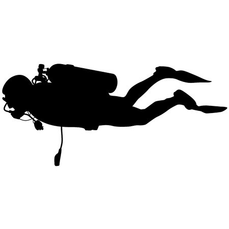450x450 Diver Vector Illustration Royalty Free Vector Graphics