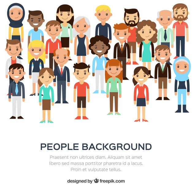 Diversity Of People Background In Flat Design Vector Free Download 626x626 Diversity Of People Background In Flat Design Vector Free Download