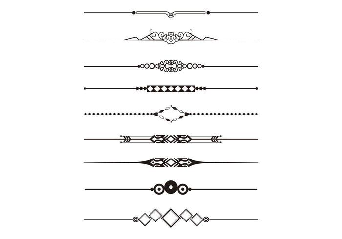 700x490 Decorative Divider Vector Pack