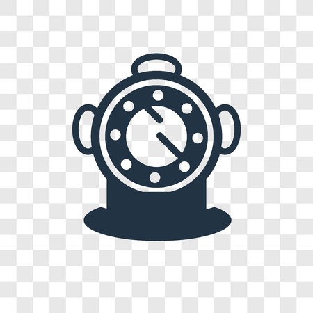 450x450 Diving Helmet Vector Icon Isolated On Transparent Background