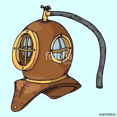 500x500 Antique Dive Helmet Arion
