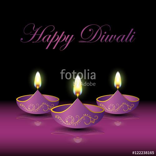 500x500 Diwali Festival Of Lights Happy Diwali Background Vector