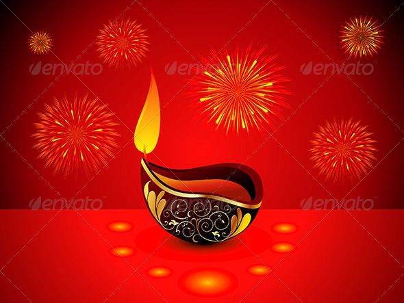 590x443 Abstract Diwali Background
