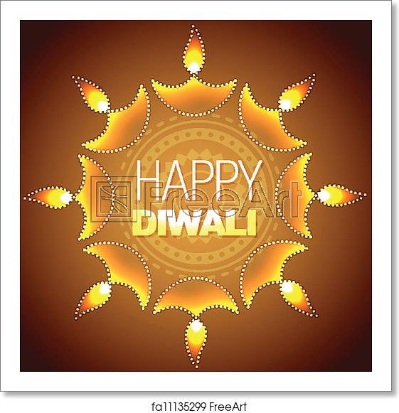 561x581 Free Art Print Of Artistic Diwali Background Vector Artistic