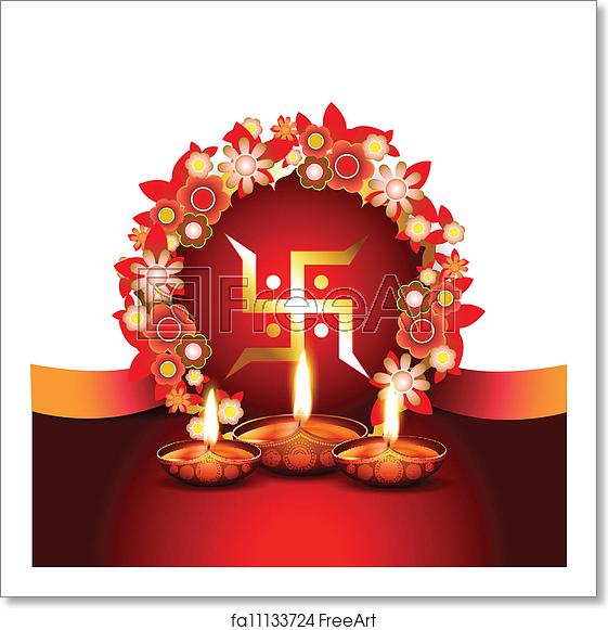 561x581 Free Art Print Of Diwali Festival Background Vector Indian