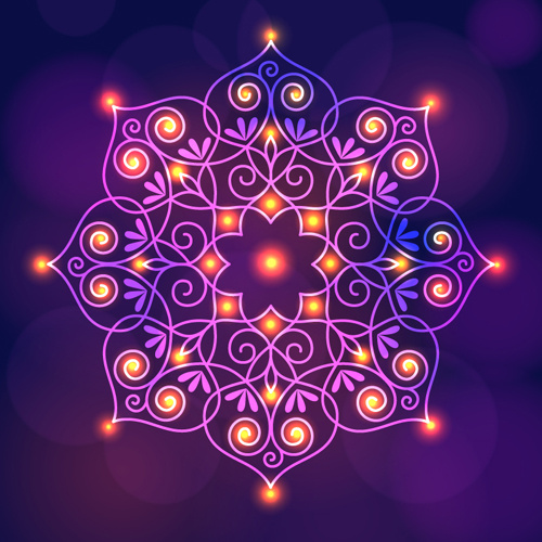 500x500 India Floral Diwali Background Vector Free Vector In Adobe