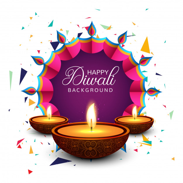626x626 Beautiful Greeting Card For Festival Happy Diwali Background