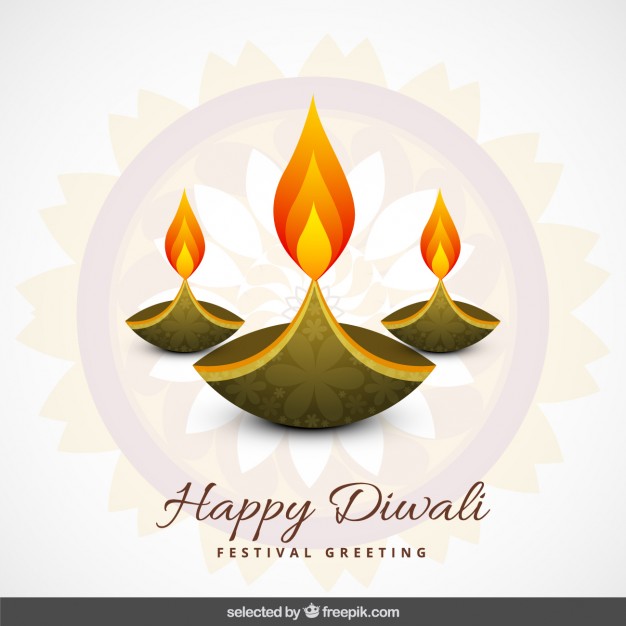 626x626 Diwali Greeting Vector Free Download