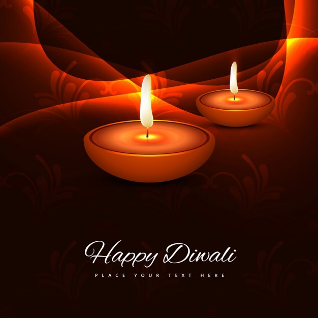 626x626 Diwali Greeting Card Background Vector Free Download