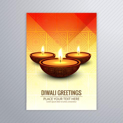 491x490 Decorative Diwali Greeting Card Template Design Vector