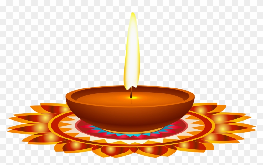 840x528 Diya Diwali Vector Free Transparent, Hd Png Download