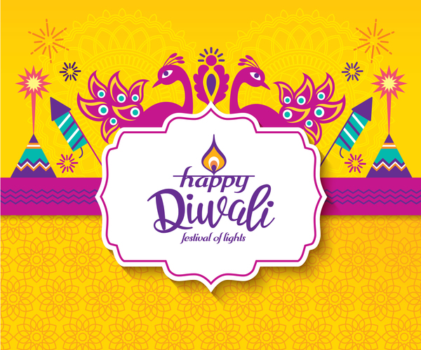 600x499 Happy Diwali Background Design Vectors Free Download