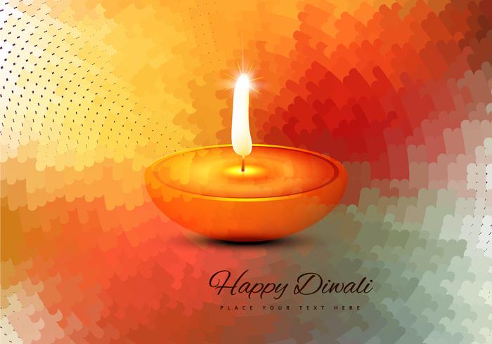 700x490 Religious Happy Diwali Vector Card