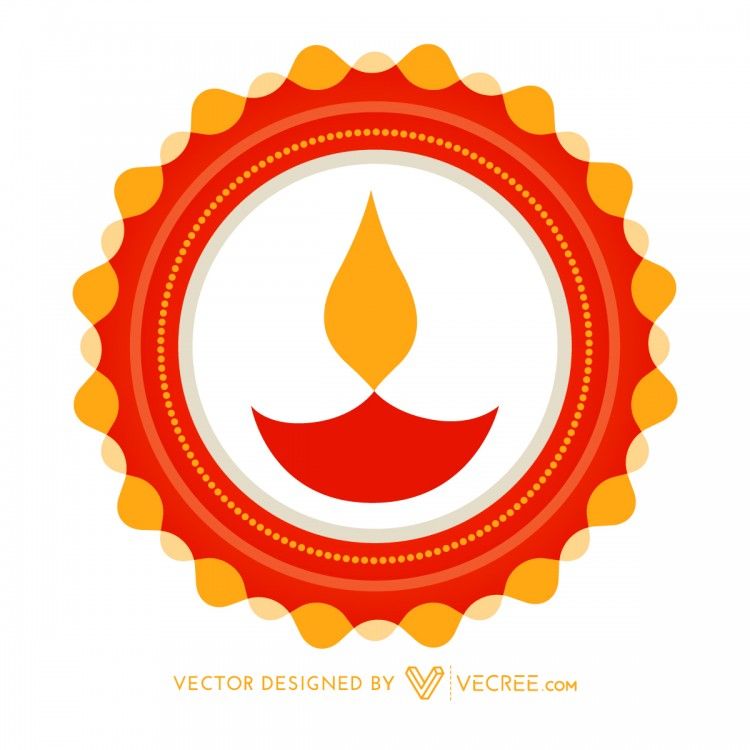 750x750 Traditional Diwali Festival Free Vector