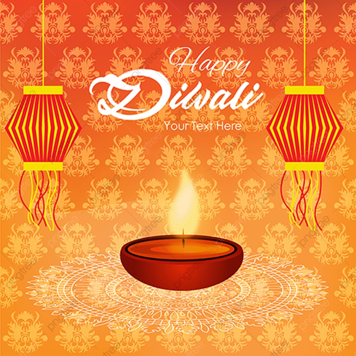1200x1200 Vector Diwali Background, Diwali, Vector, Lights Png And Vector