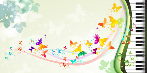 500x250 Music Dj Background Design Free Vector Download