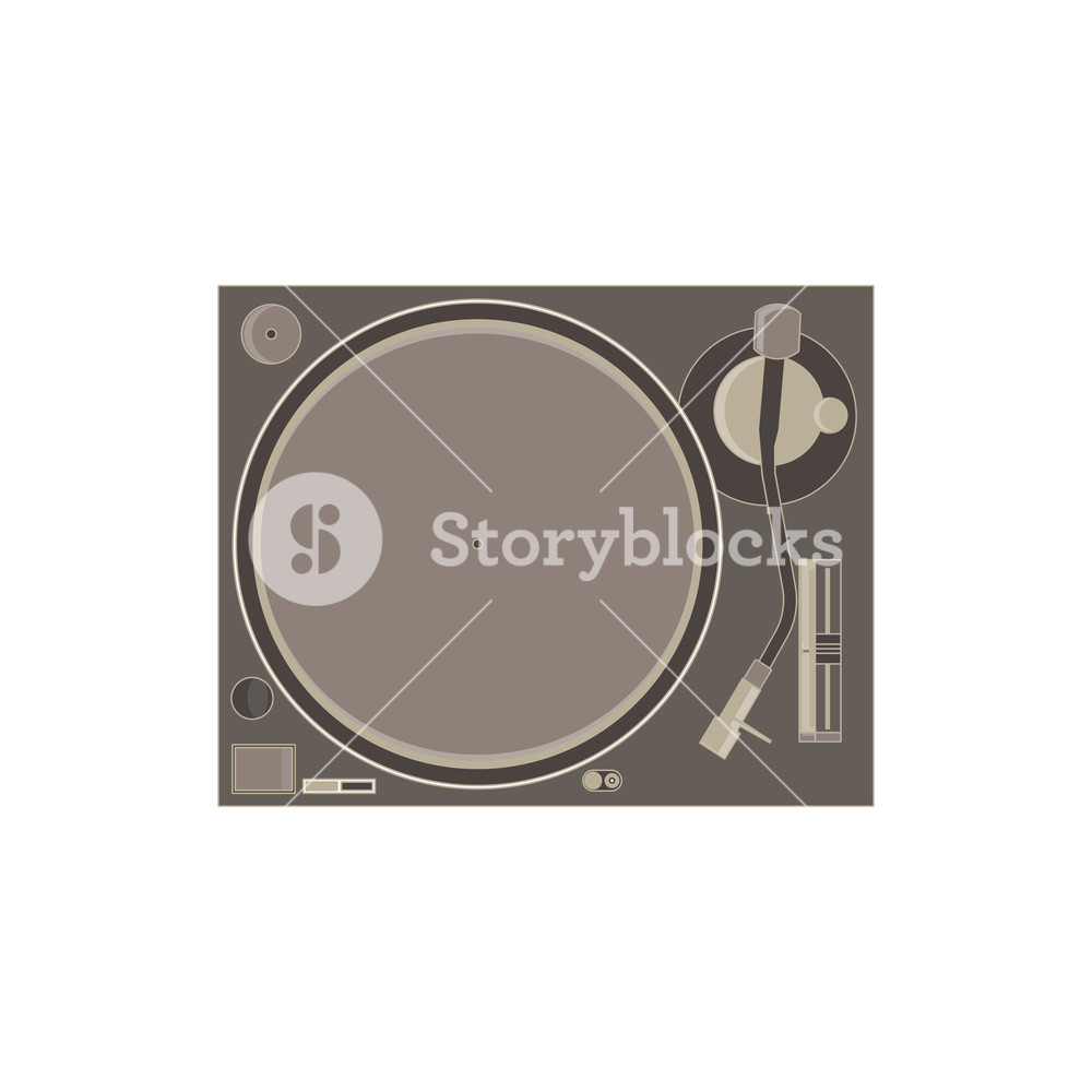 1000x1000 Dj Mixer Vector Icon Music Party Audio Console Control Disc Club