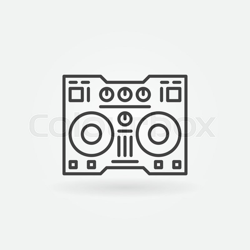 800x800 Dj Controller Linear Icon